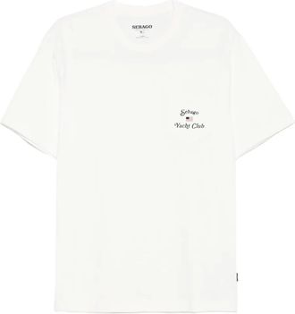 Sebago Howland american-flag print T-shirt - men - Cotton - L - White