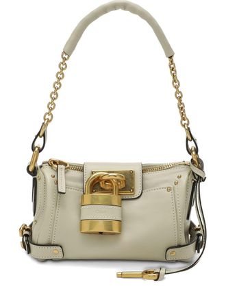 Chlo&eacute; Womens Small Paddington Chain Bag In Grained Leather