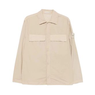 Stone Island Jassen - Heren - Zomerjassen - Beige - XL - Jassen