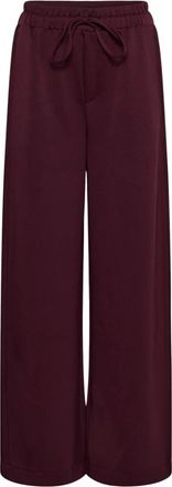 Saint Tropez Pantalones Anchos - Trousers - Mujer - Rojo - XL