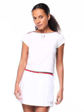 Sergio Tacchini Womens Eredita T-shirt in Brilliant White at Nordstrom, Size Xx-Large