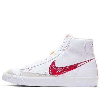 Nike Blazer Mid 77 Sketch - Red CW7580-100