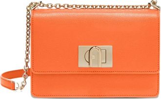 Furla 1927 mini leren crossbodytas - Oranje