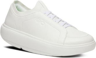 Oofos OOmg+ Club Walking Shoe in White at Nordstrom, Size 11.5