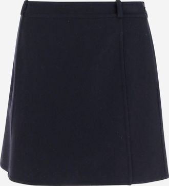 Jil Sander Wool Skirt