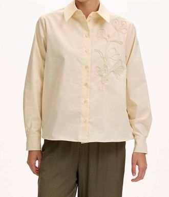 Exquise Kierra Shirt Top In Cream