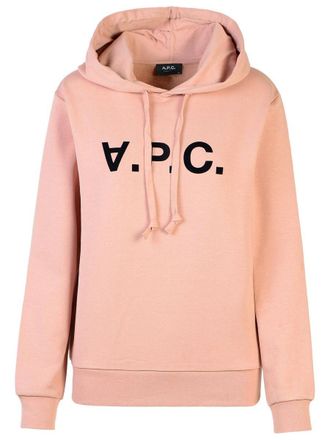 A.P.C. A. P.C. Light Pink Cotton Hoodie