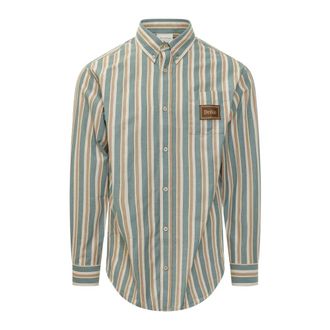 Dr&ocirc;le de Monsieur Ray&eacute;e Shirt - Heren - Casual Overhemden - Veelkleurig - S - Katoen - Overhemden