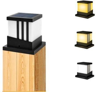 OEM Juego De 6 Luces Solares Impermeables Con Dos Opciones De Iluminaci&oacute;n Para Jard&iacute;n, Terraza, Patio Y Terraza (negro)