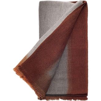 Studio Variously Handloom Handspun Merino Throw in Brown at Nordstrom