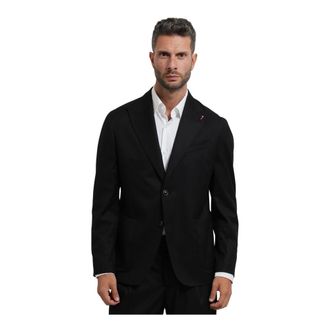 Mulish Single-breasted Suit - Heren - Pakken - Zwart - Maat: M