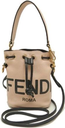 Fendi Pre-owned Bolso Cubo de Piel Fendi - Pre-owned - Mujer - Beige - ONE SIZE
