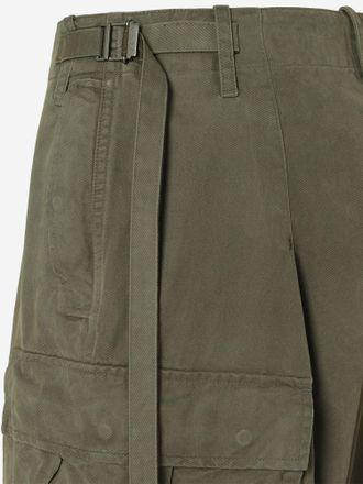 Fendi Cotton Cargo Cargo Pants - Green