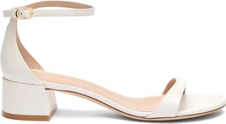 Stuart Weitzman Schoenen, Dames, Beige, 36 EU, Nudist Block 35