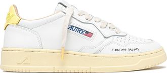 Autry Low-Top Leather Sneakers with Vintage Aesthetic