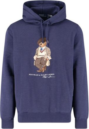Polo Ralph Lauren Vintage-Inspired Bear Graphic Navy Hoodie