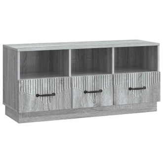 vidaXL Mueble De Tv Con Caj&oacute;n Gris Sonoma 102 X 34,5 X 47 Cm Vidaxl