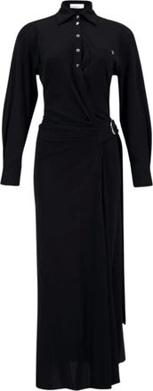 Paco Rabanne Dames, Jurken, Zwart, Maat: S Spandex