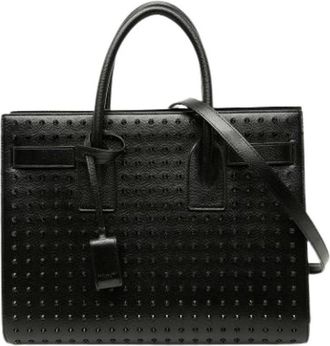Saint Laurent Pre-owned Sac de Jour Satchel - Dames - Vintage Shopper - Zwart - ONE Size - Leer - Vintage