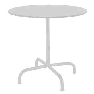 Schubiger M&ouml;bel Metall-Tisch Rigi Rund