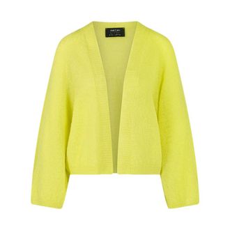 Marc Cain Gebreide vest van Duitsland- lichtgewicht - Dames - Truien - Groen - Maat: XS Wol