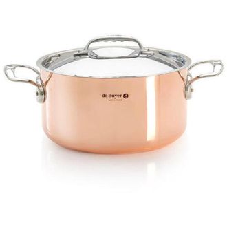 De Buyer De Comprador Gemusetopf,cobre/acero Inoxidable Tapa, Prim