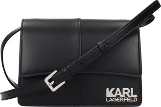 Karl Lagerfeld Kore Damens Umh&auml;ngetasche Polyurethan Schwarz
