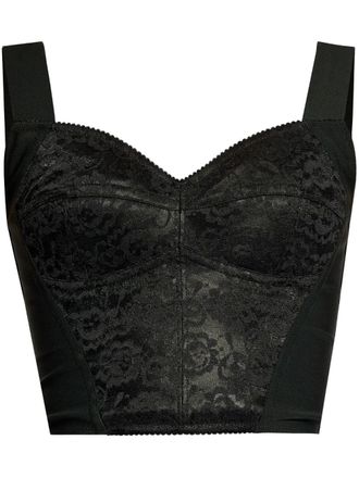 Dolce & Gabbana Corset With Lace Edge