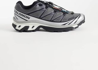 Salomon XT-6 - Sneakers color castlerock e vaniglia ghiaccio-Grigio