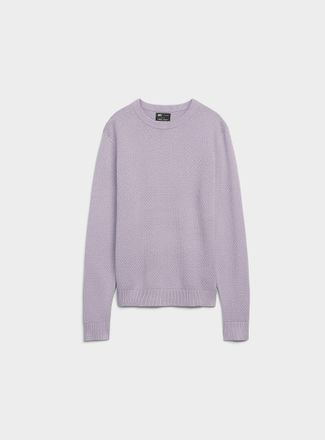 Le 31 Mens Diamond-textured sweater