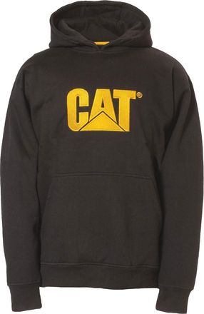 CAT Trademark Hooded Sweatshirt Mens - Black - Size X-Large