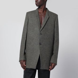Rick Owens Concordian single-breasted wool jacket