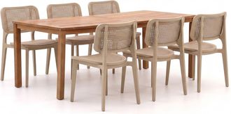 Forza Furniture Forza Xitta/Liverpool 210cm dining tuinset 7-delig