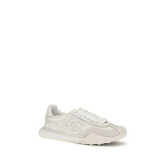 Dolce & Gabbana Calf Leather Sneaker - White