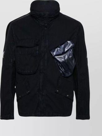 C.P. Company high-neck utility jacket with concealed hood