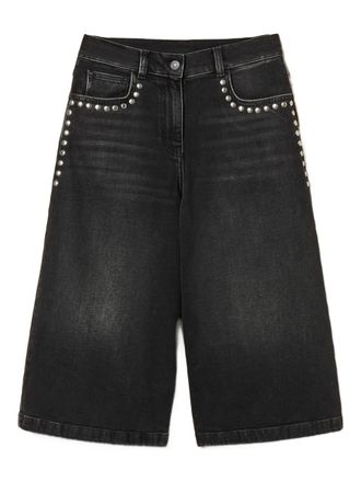 Twin-Set Bermuda broek met studs - Zwart