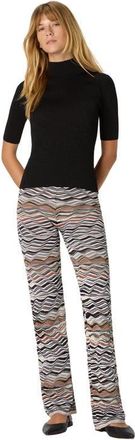 Missoni Straight Long Pants With Wave Pattern in Beige at Nordstrom, Size 46 It