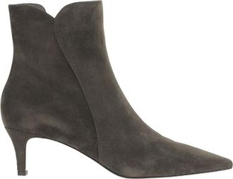 Gianvito Rossi Green Suede Ankle Boots