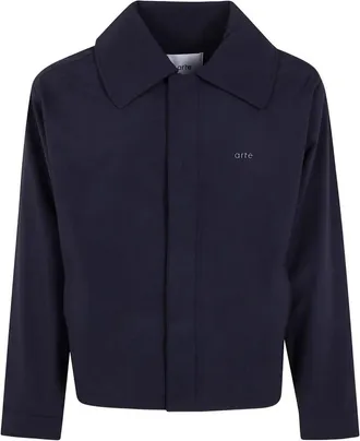 Arte Big Collar Nylon Jacket