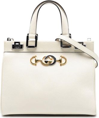 Gucci Pre-owned Gucci Small Grained Calfskin Zumi Top Handle Bag Ladies 569712 204991