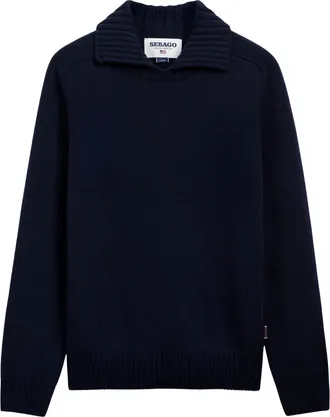 Sebago Textured Knit Sweater with Ribbed Detailing and Subtle Branding