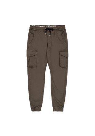Alpha Industries Jogginghose ALPHA INDUSTRIES Cotton Twill Jogger, Herren, Gr. XXL, Normalgr&ouml;ssen, grau (grauschwarz), Obermaterial: 98% Baumwolle, 2% Elastan; Futter: