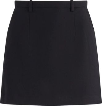 Anine Bing Livy Skirt - Dames - Korte rokken - Zwart - 4XS - Wol - Rokken