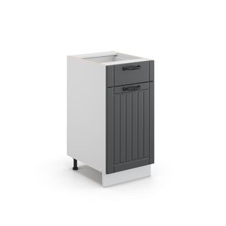 Vicco Armario De Ba&ntilde;o Mediano Fame-line, Antracita, 40 X 81.6 Cm Sin Encimera
