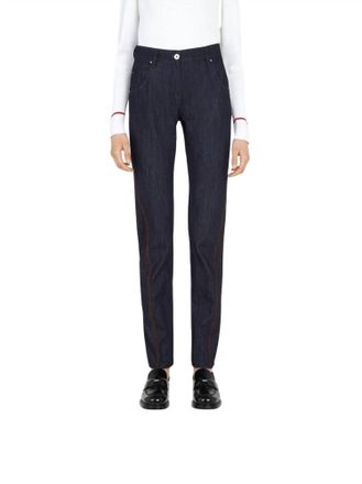 Ferragamo Womens 5 Pocket Trouser Pants In Blue