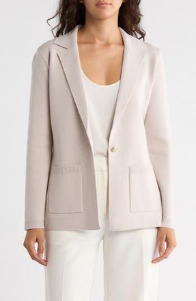 T Tahari Sweater Jacket in Tranquil Taupe at Nordstrom Rack, Size X-Small