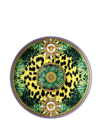 Versace Jungle plate - unisex - Porcelain - One Size - Green