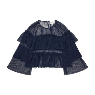 Munthe Blusa - Blouses & Shirts - Mujer - Azul - 2XL