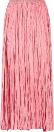 Roberto Cavalli Midi Rok met Diamantmotief - Dames - Midirokken - Roze - S - Rokken