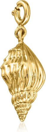 Ross-Simons 18kt Gold Over Sterling Conch Shell Charm